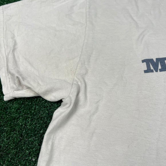VTG Nike Marquette Univerisity Basketball Just Do It T-Shirt Mens XL White Y2K - Picture 6 of 13
